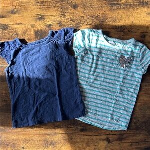 Jumping Beans Navy and Teal Kids Tees